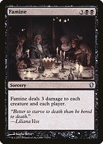 Glossy Finish Commander 2013 Famine ( #77 )