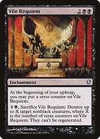 Glossy Finish Commander 2013 Vile Requiem ( #98 )