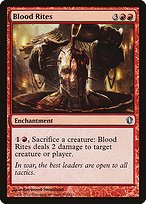 Glossy Finish Commander 2013 Blood Rites ( #101 )