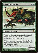 Glossy Finish Commander 2013 Brooding Saurian ( #138 )