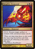 Glossy Finish Commander 2013 Deepfire Elemental ( #185 )