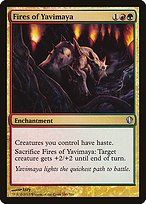 Glossy Finish Commander 2013 Fires of Yavimaya ( #190 )