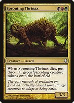 Glossy Finish Commander 2013 Sprouting Thrinax ( #219 )