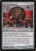 Glossy Finish Commander 2013 Myr Battlesphere ( #247 )