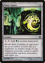 Glossy Finish Commander 2013 Simic Signet ( #258 )