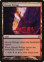 Glossy Finish Commander 2013 Akoum Refuge ( #272 )