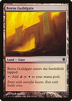Glossy Finish Commander 2013 Boros Guildgate ( #280 )