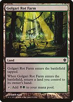 Glossy Finish Commander 2013 Golgari Rot Farm ( #291 )