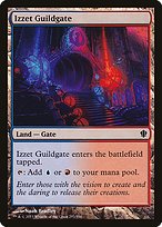 Glossy Finish Commander 2013 Izzet Guildgate ( #297 )