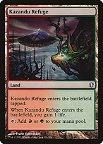 Glossy Finish Commander 2013 Kazandu Refuge ( #301 )