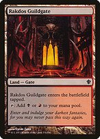Glossy Finish Commander 2013 Rakdos Guildgate ( #314 )
