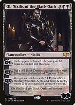 Glossy Finish Commander 2014 Ob Nixilis of the Black Oath ( #27 )