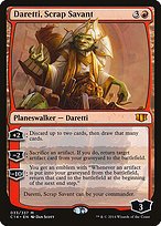 Glossy Finish Commander 2014 Daretti, Scrap Savant ( #33 )