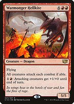 Glossy Finish Commander 2014 Warmonger Hellkite ( #41 )