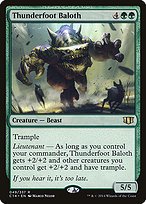 Glossy Finish Commander 2014 Thunderfoot Baloth ( #49 )