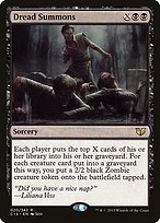 Matte Finish Commander 2015 Dread Summons ( #20 )