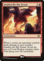 Matte Finish Commander 2015 Awaken the Sky Tyrant ( #24 )