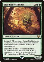 Matte Finish Commander 2015 Bloodspore Thrinax ( #33 )