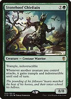Glossy Finish Commander 2016 Stonehoof Chieftain ( #25 )