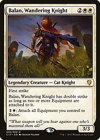 Matte Finish Commander 2017 Balan, Wandering Knight ( #2 )