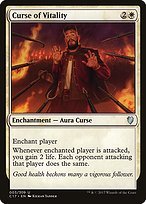 Matte Finish Commander 2017 Curse of Vitality ( #3 )