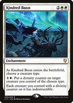 Matte Finish Commander 2017 Kindred Boon ( #5 )