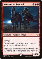 Matte Finish Commander 2017 Bloodsworn Steward ( #22 )