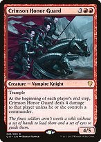 Matte Finish Commander 2017 Crimson Honor Guard ( #23 )