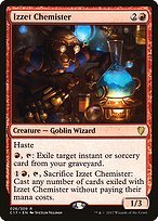 Matte Finish Commander 2017 Izzet Chemister ( #26 )