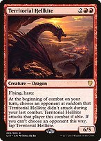 Matte Finish Commander 2017 Territorial Hellkite ( #29 )