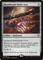 Matte Finish Commander 2017 Bloodforged Battle-Axe ( #50 )