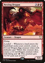 Glossy Finish Commander 2018 Nesting Dragon ( #24 )