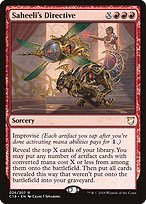 Glossy Finish Commander 2018 Saheeli's Directive ( #26 )