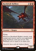 Matte Finish Commander 2019 Backdraft Hellkite ( #23 )