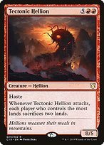 Matte Finish Commander 2019 Tectonic Hellion ( #29 )