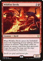 Matte Finish Commander 2019 Wildfire Devils ( #30 )