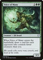 Matte Finish Commander 2019 Voice of Many ( #36 )