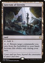 Matte Finish Commander 2019 Sanctum of Eternity ( #59 )