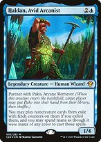 Glossy Finish Commander 2020 Haldan, Avid Arcanist ( #2 )