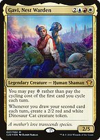 Glossy Finish Commander 2020 Gavi, Nest Warden ( #7 )