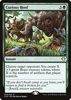 Glossy Finish Commander 2020 Curious Herd ( #59 )