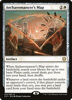 Glossy Finish Commander 2021 Archaeomancer's Map ( #12 )