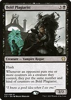 Glossy Finish Commander 2021 Bold Plagiarist ( #37 )