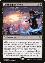 Glossy Finish Commander 2021 Cunning Rhetoric ( #38 )