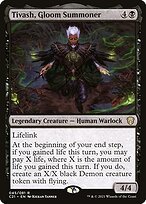 Glossy Finish Commander 2021 Tivash, Gloom Summoner ( #45 )