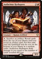 Glossy Finish Commander 2021 Audacious Reshapers ( #47 )