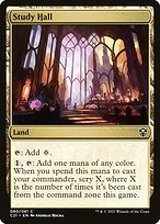 Glossy Finish Commander 2021 Study Hall ( #80 )