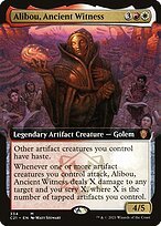 Glossy Finish Commander 2021 Alibou, Ancient Witness ( #334 )