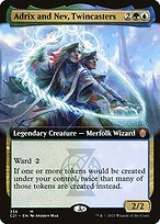 Glossy Finish Commander 2021 Adrix and Nev, Twincasters ( #336 )