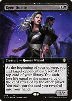 Glossy Finish Commander 2021 Keen Duelist ( #369 )